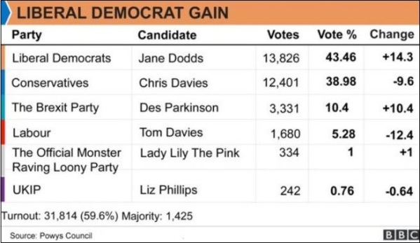 Screenshot Brecon by-election results 02-Aug-2019